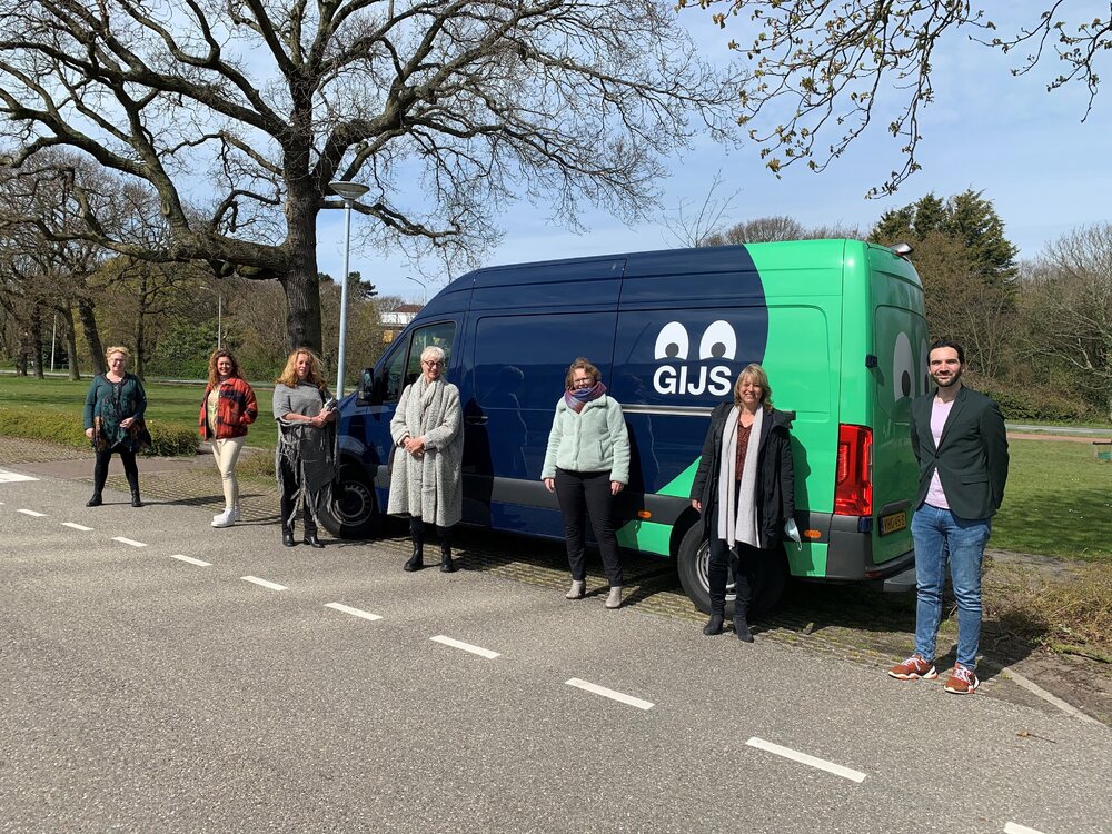 De allereerste duurzame elektrische mobiele kinderspreekkame De allereerste duurzame elektrische mobiele kinderspreekkame
